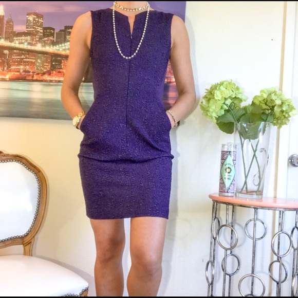 purple professional dress